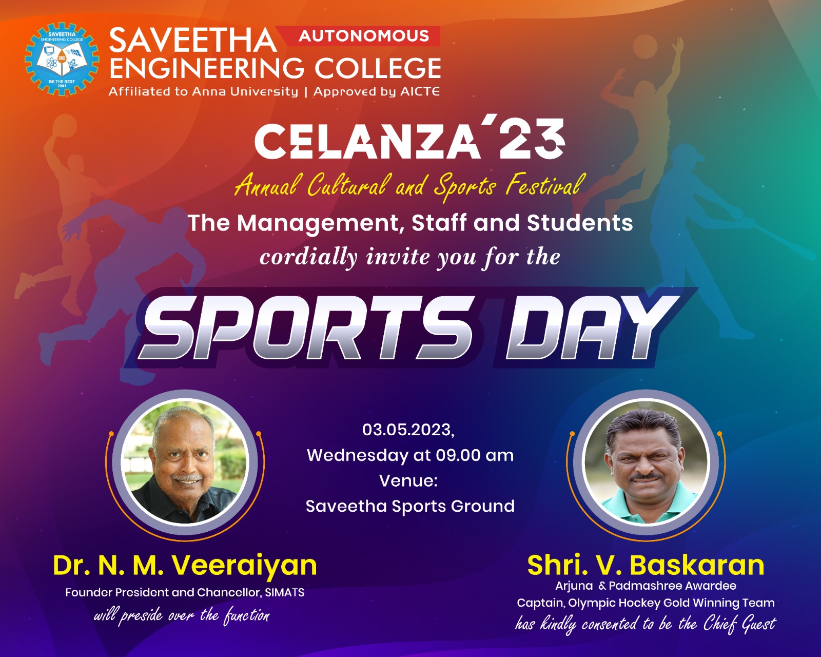 Annual Sports Day at Saveetha Engineering College Autonomous