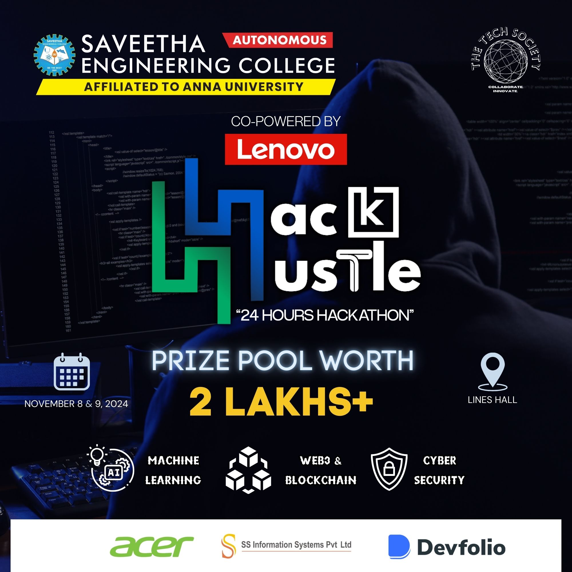 HACK HUSTLE 24 Hourse Hackathon at SEC