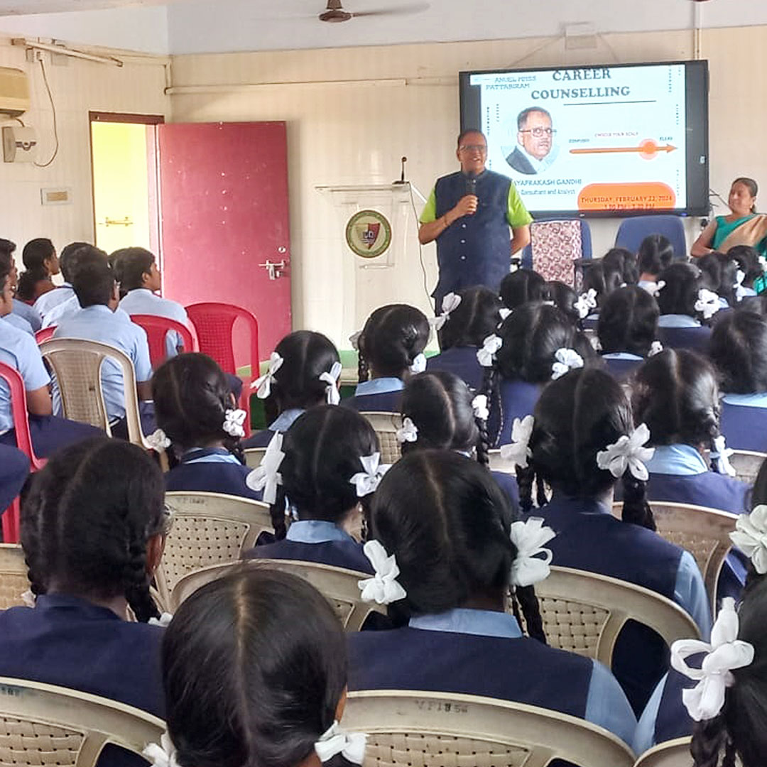 JP Gandhi Session at Immanuel Matriculation School 2A