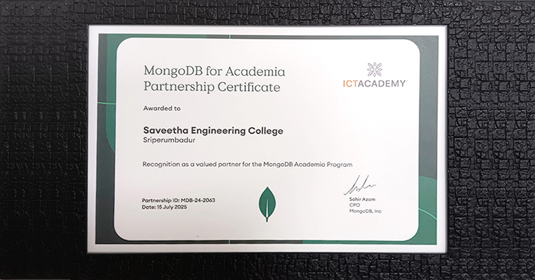 MONGODB Academy certificate