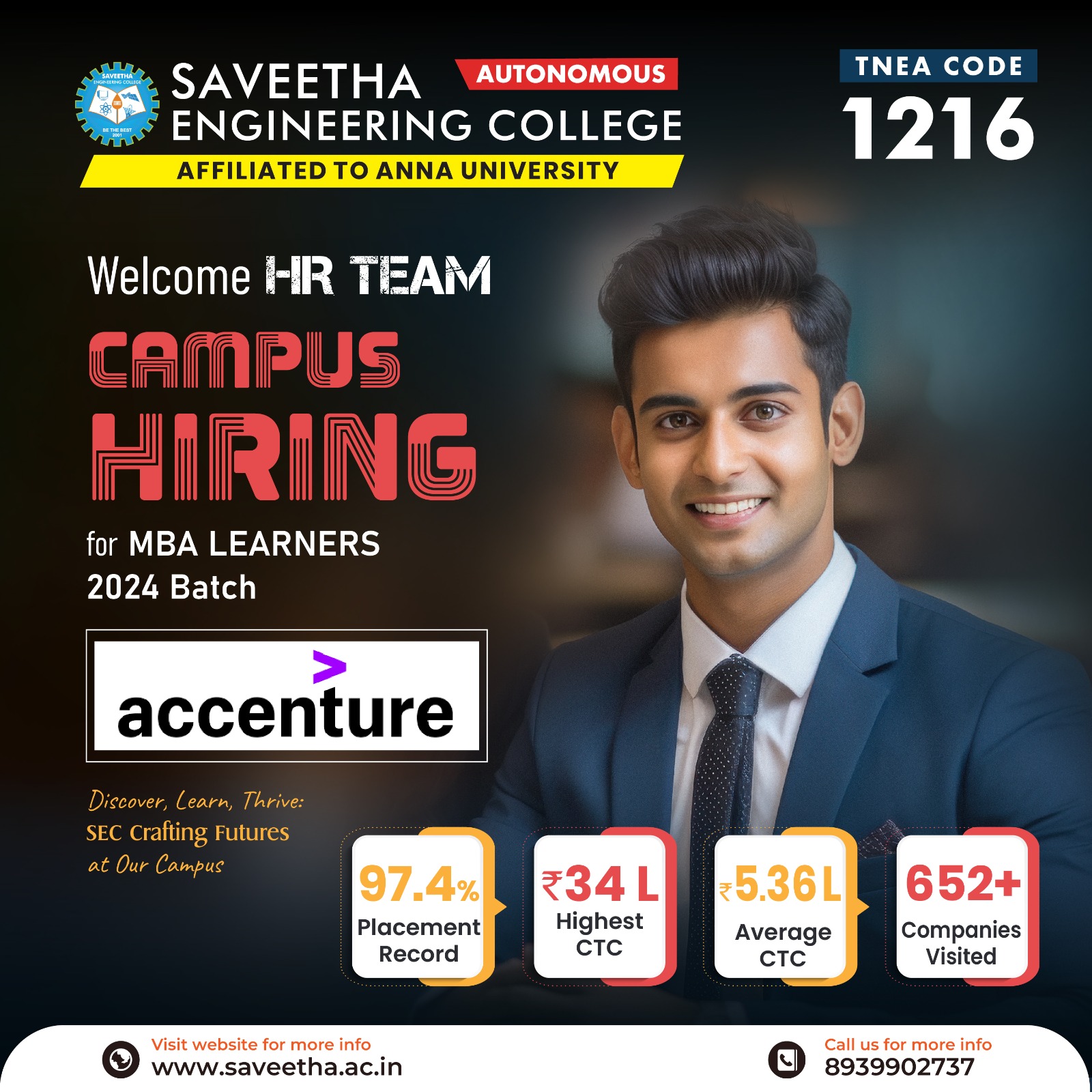 Accenture Campus Hiring drive at SEC