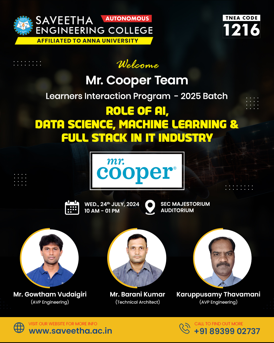 Welcome Mr.Cooper Team